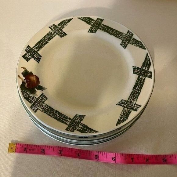 Set of 4 Cades Cove Collection By Citation Salad Plates - Picture 3 of 3